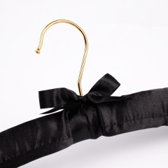 Inspring Black Padded Coat Garment Hangers