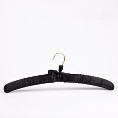 Inspring Black Padded Coat Garment Hangers