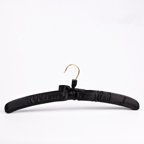 Inspring Black Padded Coat Garment Hangers