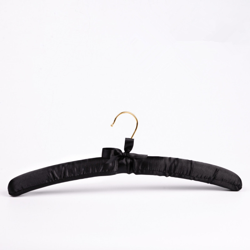 Inspring Black Padded Coat Garment Hangers