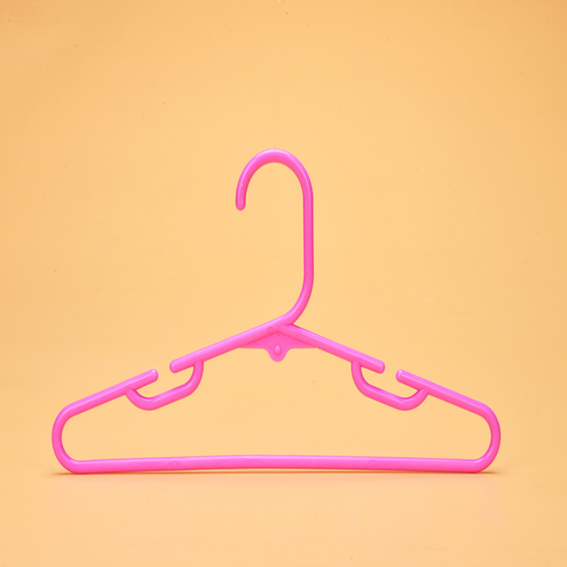 Light weight childrens clothes space saving plastic hanger