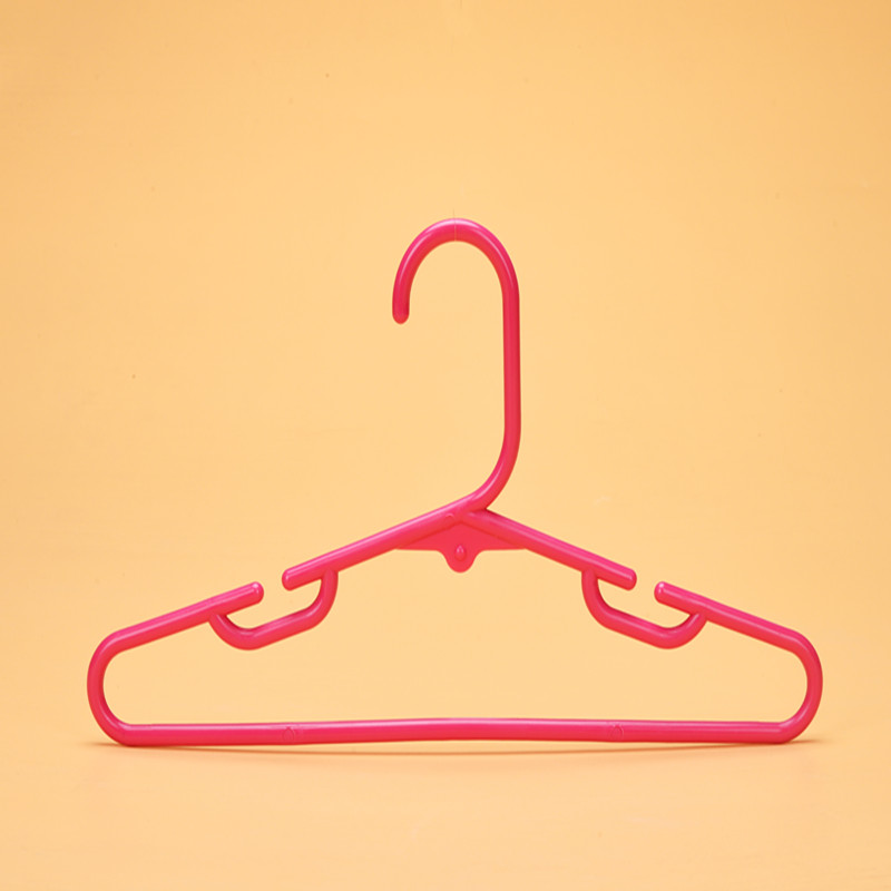 Light weight childrens clothes space saving plastic hanger