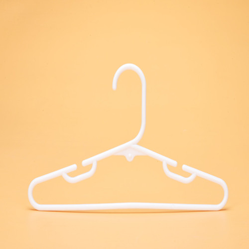 Light weight childrens clothes space saving plastic hanger