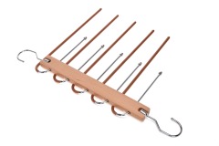 Inspring custom wood hanger pants multi-layers hanger magic hanger
