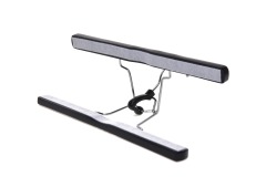 Black hair extensions wood hangers bulk
