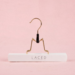 Multifunction white wooden hair extension hangers