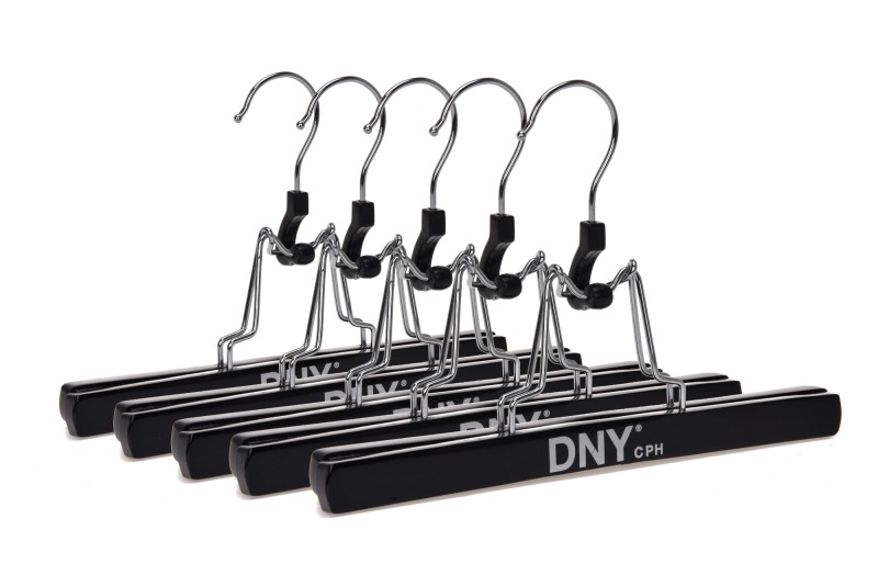 Black hair extensions wood hangers bulk