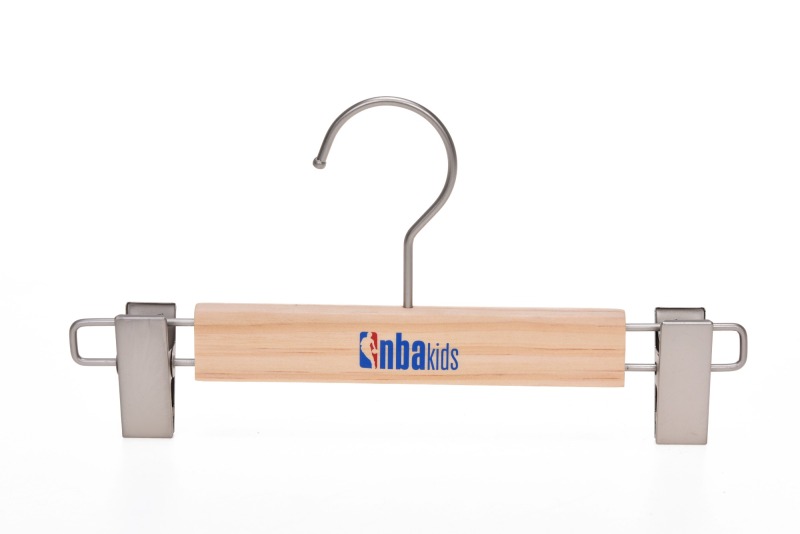 Childrens clothes wooden suit hangers