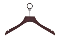 Multifunction hotel anti theft wooden clothes hangers
