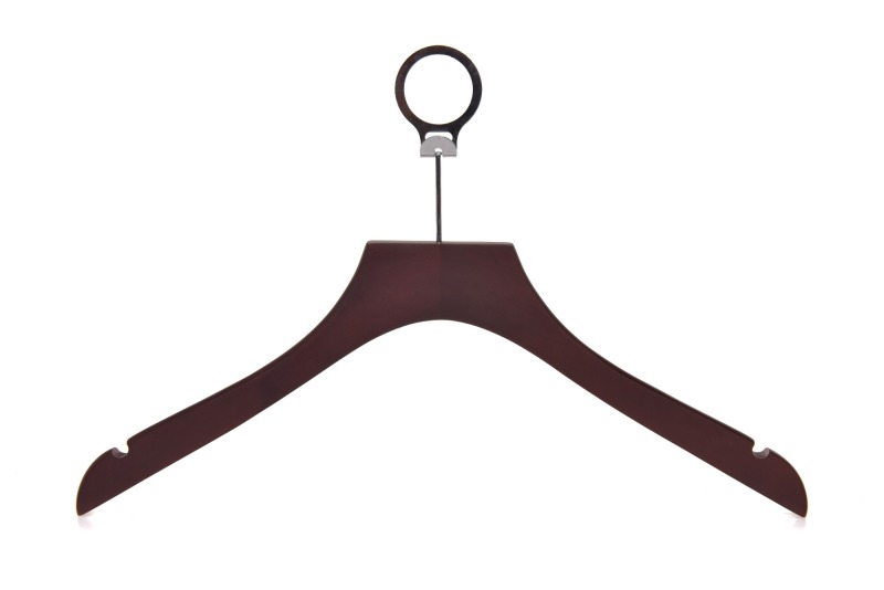 Multifunction hotel anti theft wooden clothes hangers