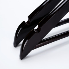 Natural Lotus Black Custom Wood Clothes Hangers