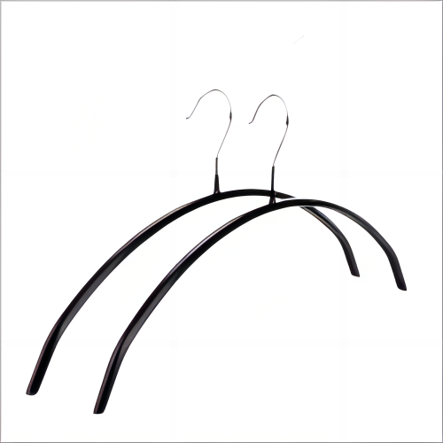 Custom Moon shape PVC Coat Metal Skirt Hangers