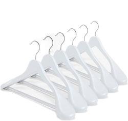 Cheap Wide Shoulder Clothes Wooden Hangers