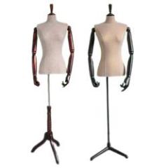 Adjustable garment racks mannequin for clothing store displaying
