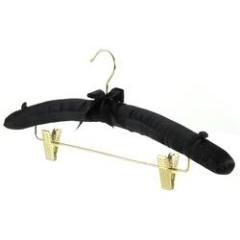 Black&colorful Satin Pants Hanger with clips