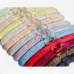 Black&colorful Satin Pants Hanger with clips