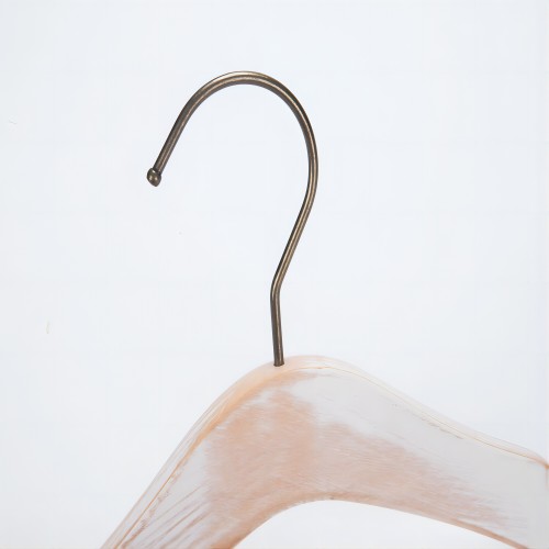 Wooden childrens hangers with bronze hook