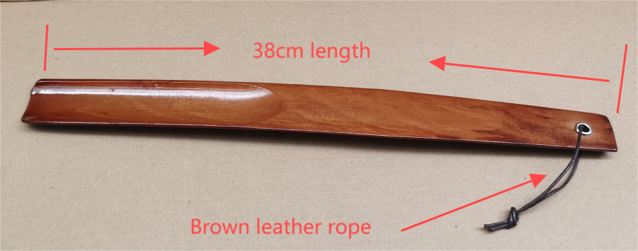 factory custom wood shoe horn