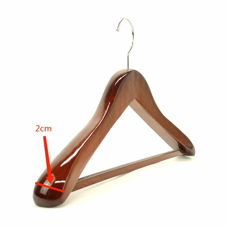 Antique color clothes custom wood hangers