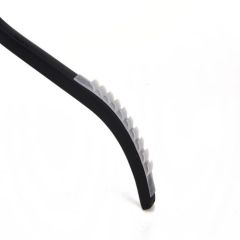 New custom black laminated clothes hangers