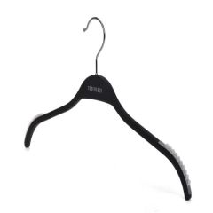 New custom black laminated clothes hangers
