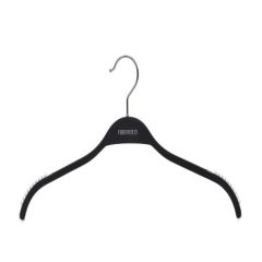 New custom black laminated clothes hangers