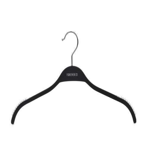 New custom black laminated clothes hangers