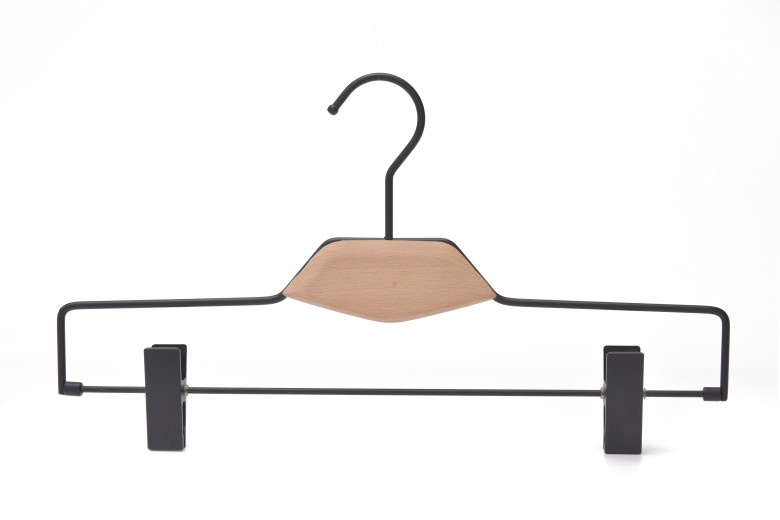 Fashion trouser clamp pants hanger with clips