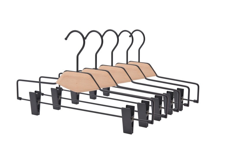 Fashion trouser clamp pants hanger with clips