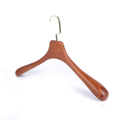 Custom hook wooden garment hangers