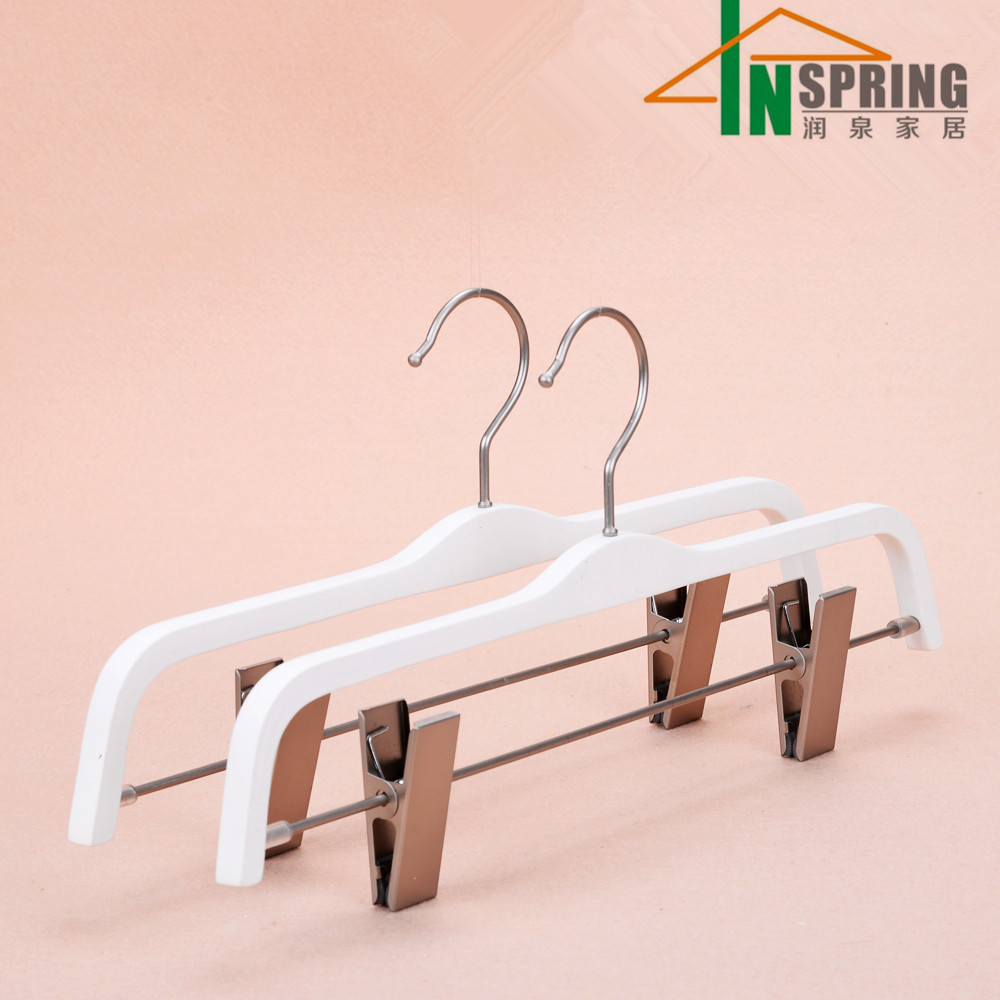 wooden hangers pants