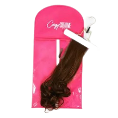 Custom hair extensions wood hangers bulk