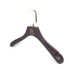 Custom wooden luxury suit hangers