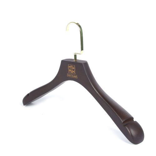 Custom wooden luxury suit hangers