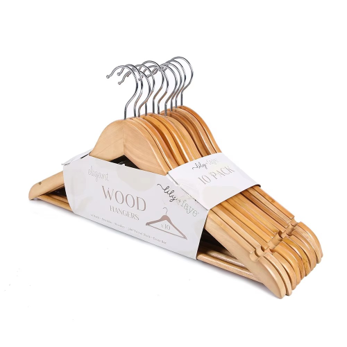 Hot sale Inspring wooden suit hangers