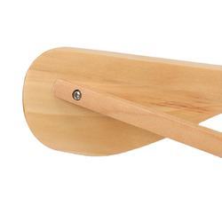Wide Shoulder Custom Wooden Hanger with pants rod