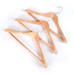 Luxury Custom Wooden Coat Hanger with pants rod