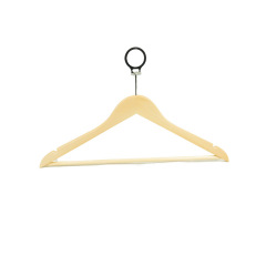 Anti theft wooden suit hangers for clothes