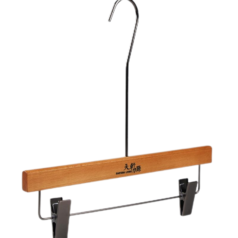 Wooden suit clothes hanging custom hangers