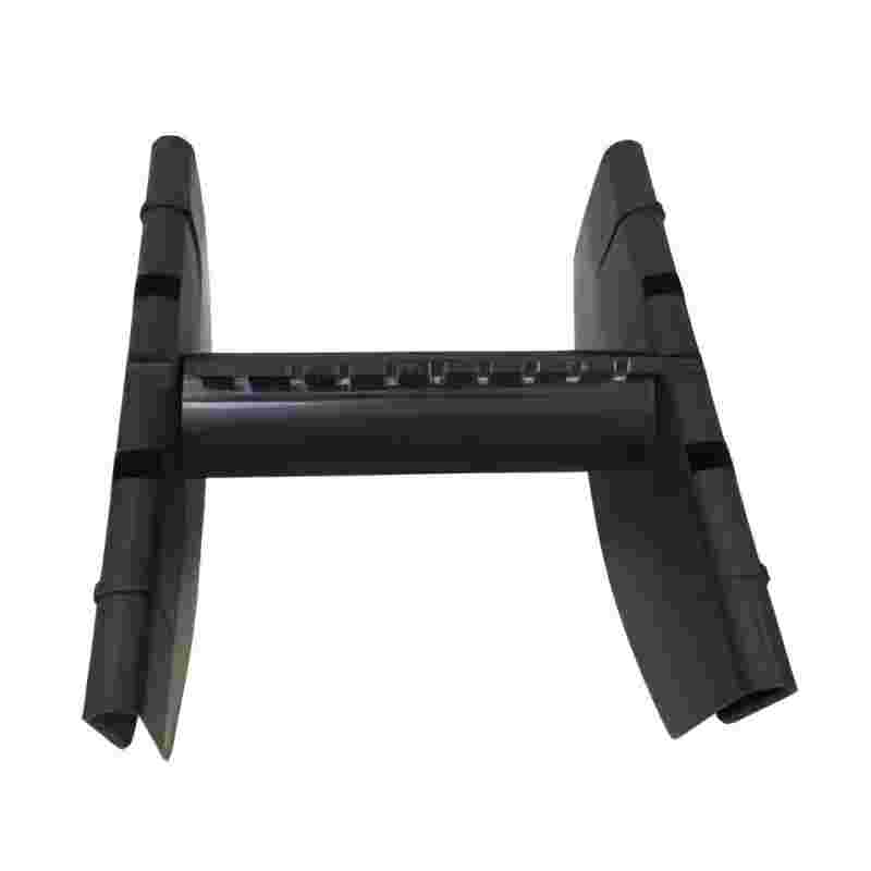Custom plastic bar hanger holder for clothes transportation