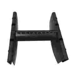 Custom plastic bar hanger holder for clothes transportation