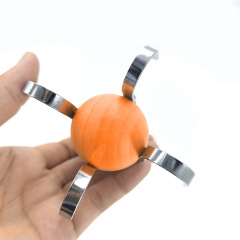 Multifunction mini wood scarf tie hanger