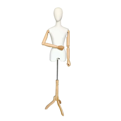 Adjustable garment racks mannequin for clothing store displaying
