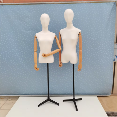 Adjustable garment racks mannequin for clothing store displaying
