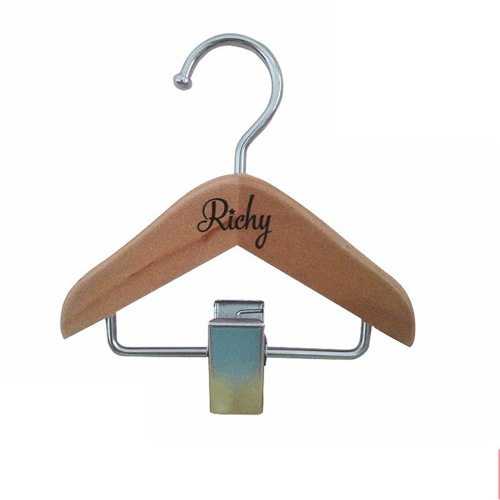 Inspring factory Wooden mini doll pet clothes hangers