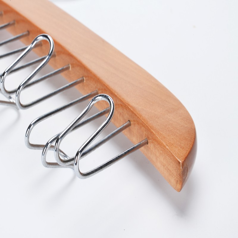 24 hooks Wooden Tie belt Rack Hanger