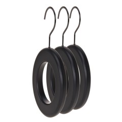 Scarf hangers manufacturer high quality custom black hanger