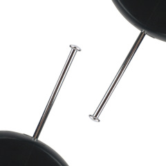 Custom wood hotel anti theft suit hangers