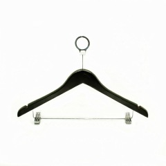 Custom wood hotel anti theft suit hangers