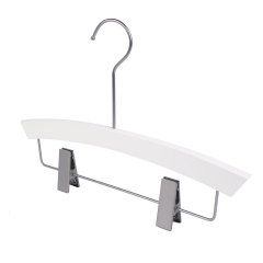 Factory wood luxury custom hanger for skirts or pants